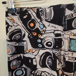 Agnes & Dora Leggings Size S/M 4-12 NWT Camera Print Photographer Gift Graphic